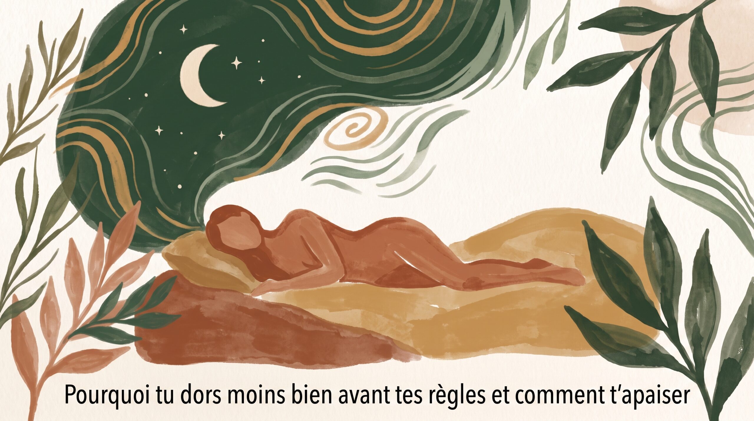 Pourquoi tu dors moins bien avant tes règles (et comment t&rsquo;apaiser)